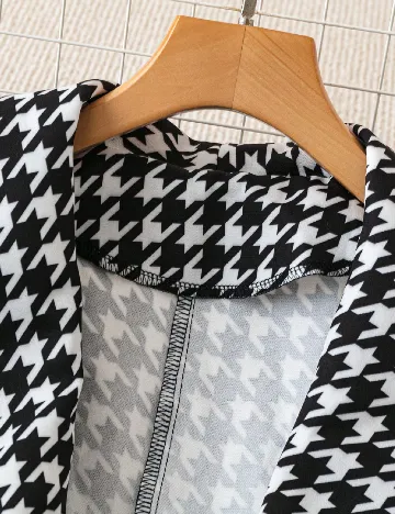 Blazer Emery Rose Curve, alb/negru