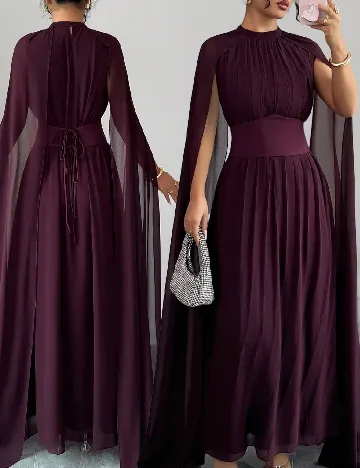 Rochie lunga SHEIN, pruna