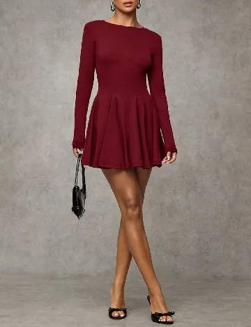 Rochie scurta SHEIN, visiniu