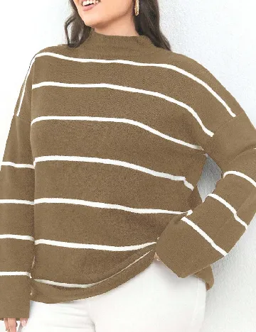 Bluza SHEIN CURVE, maro