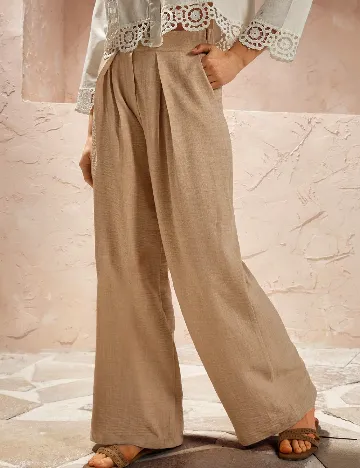 Pantaloni SHEIN, maro