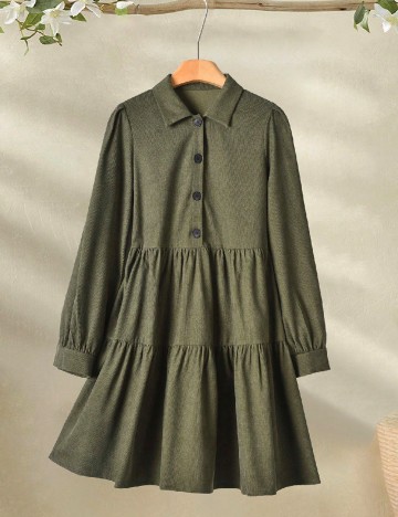 Rochie scurta SHEIN, verde