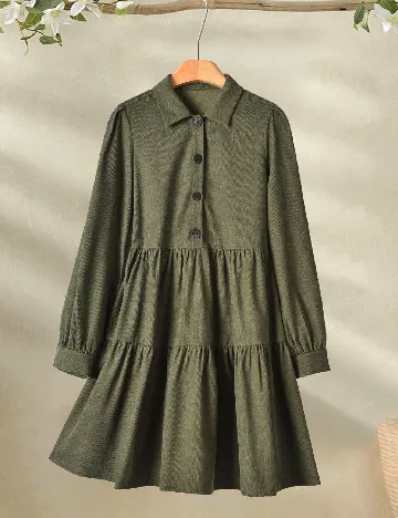 Rochie scurta SHEIN, verde