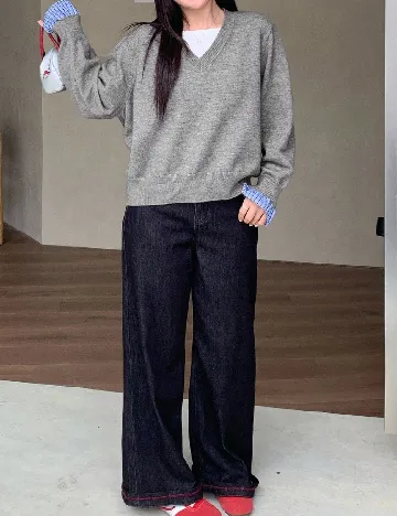 Bluza Dazy Plus Size, gri