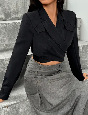 Sacou SHEIN, bleumarin inchis