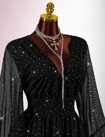 Rochie scurta SHEIN CURVE, negru