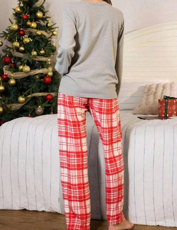 Pijama Carla Mara, mix culori