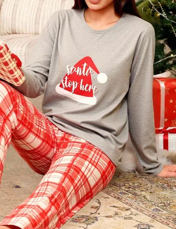 Pijama Carla Mara, mix culori