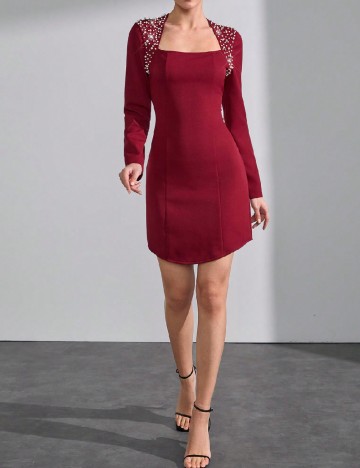 Rochie scurta SHEIN, visiniu