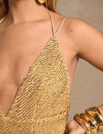 Salopeta SHEIN, auriu