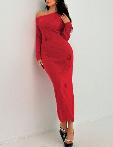 Rochie lunga SHEIN, rosu