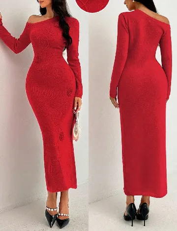 Rochie lunga SHEIN, rosu