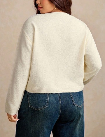 Bluza SHEIN CURVE, galben deschis