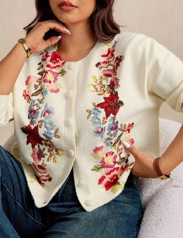 Bluza SHEIN CURVE, galben deschis