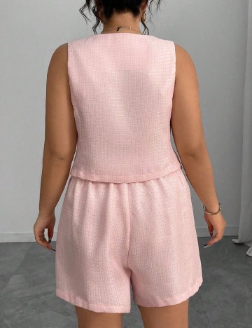 Compleu SHEIN CURVE, roz