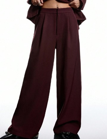 Pantaloni SHEIN, pruna