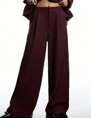 Pantaloni SHEIN, pruna