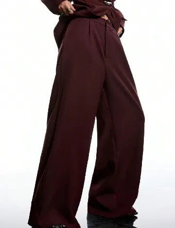 Pantaloni SHEIN, pruna