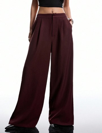 Pantaloni SHEIN, pruna