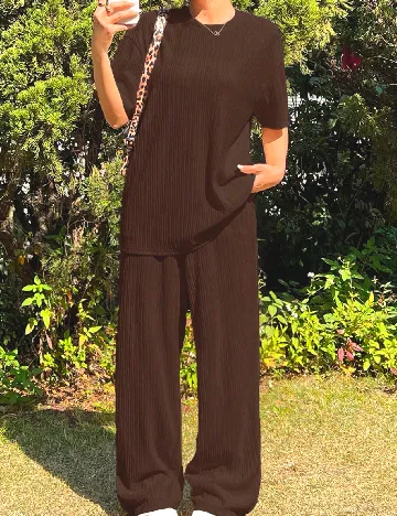 Compleu SHEIN CURVE, maro