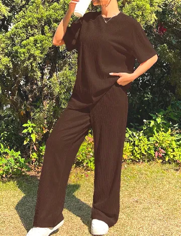 Compleu SHEIN CURVE, maro