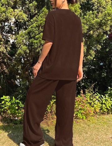 Compleu SHEIN CURVE, maro