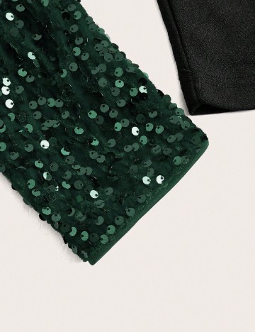 Rochie scurta SHEIN, verde