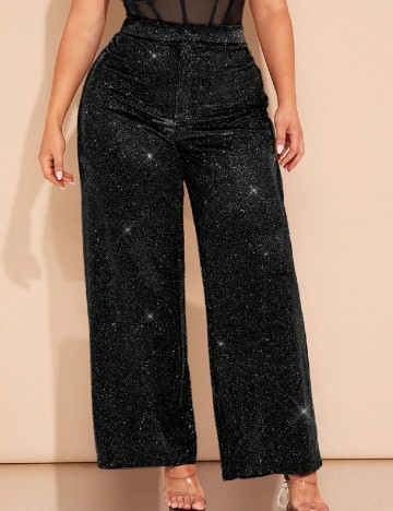 Pantaloni SHEIN CURVE, negru