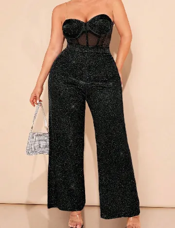 Pantaloni SHEIN CURVE, negru