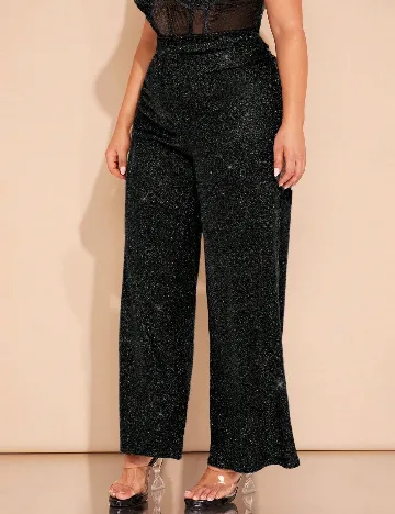 Pantaloni SHEIN CURVE, negru