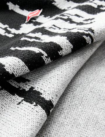 Pulover SHEIN Plus Size Men, negru/gri