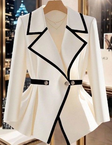 Sacou SHEIN CURVE, crem