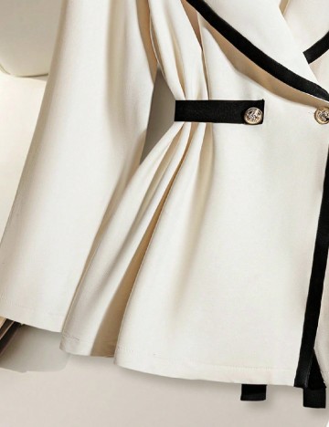 Sacou SHEIN CURVE, crem