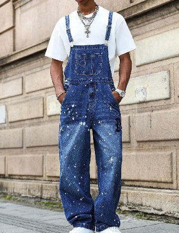 Salopeta SHEIN, albastru