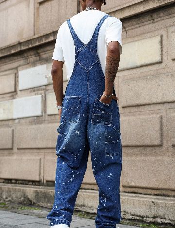 Salopeta SHEIN, albastru