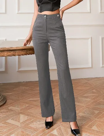 Pantaloni Amy Enjoy Life, gri