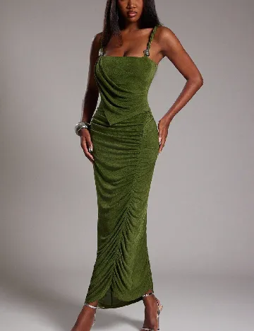 Rochie lunga SHEIN, verde