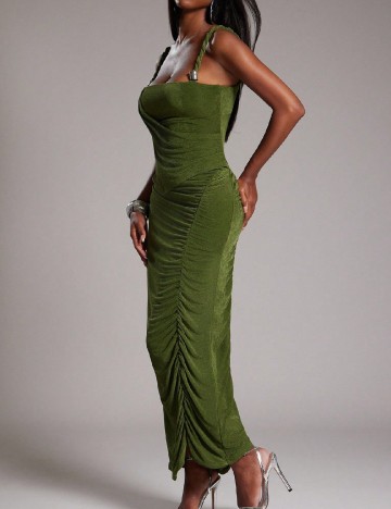 Rochie lunga SHEIN, verde