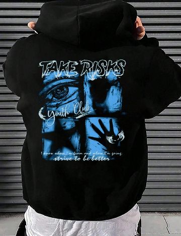 Hanorac SHEIN, negru