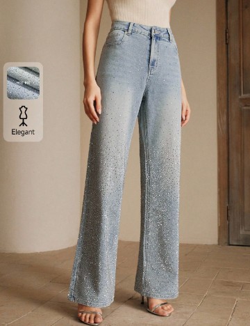 Blugi Anewsta, albastru