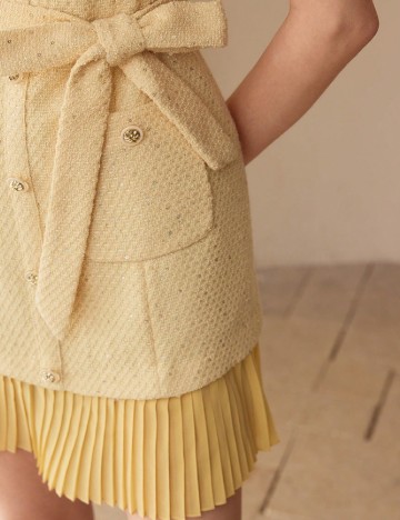 Rochie scurta MOTF, galben