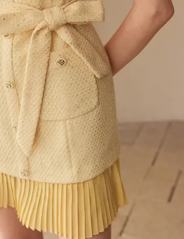 Rochie scurta MOTF, galben