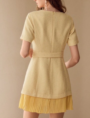 Rochie scurta MOTF, galben