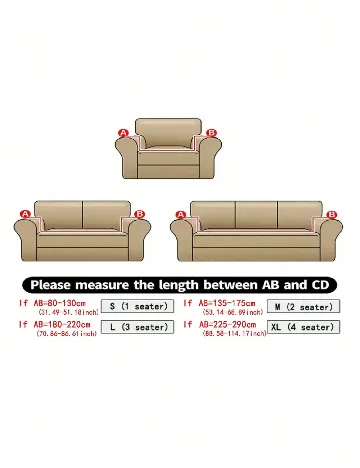 Husa pentru canapea de 3 persoane SHEIN, gri
