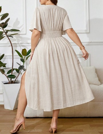 Rochie medie SHEIN CURVE, bej