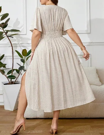 Rochie medie SHEIN CURVE, bej