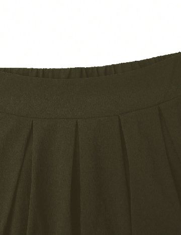 Fusta SHEIN CURVE, verde