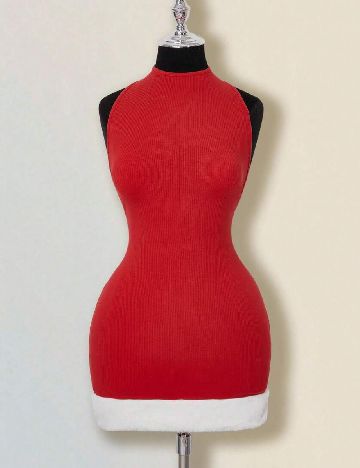 Rochie scurta SHEIN, rosu