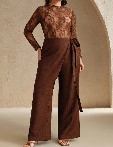 Pantaloni Anewsta Curve, maro