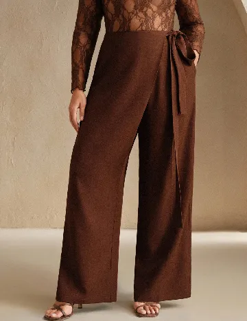 Pantaloni Anewsta Curve, maro